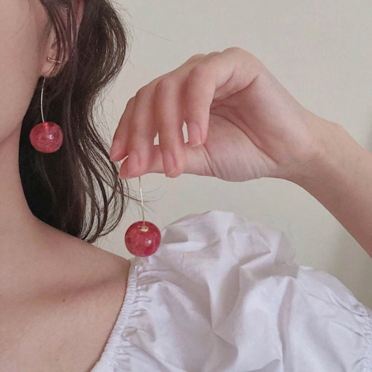 Cherry Earrings - SlfLuvs Jewelry