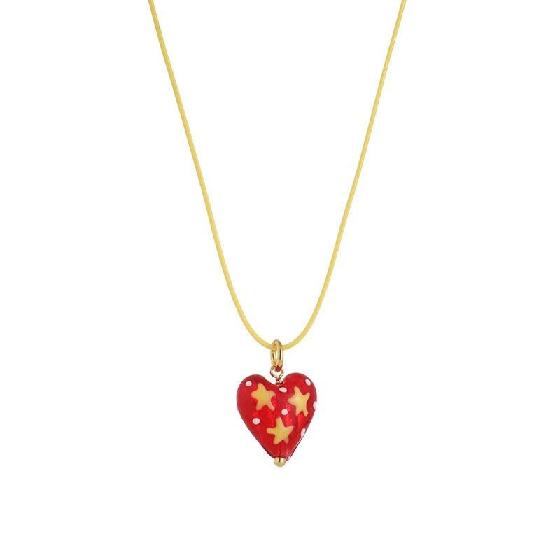 Candy Hearts Necklace - SlfLuvs Jewelry