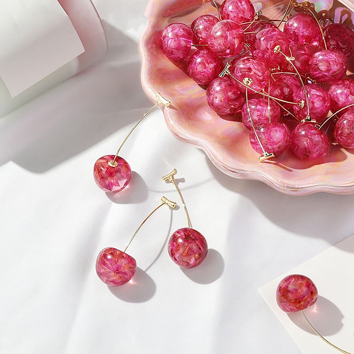 Cherry Earrings - SlfLuvs Jewelry