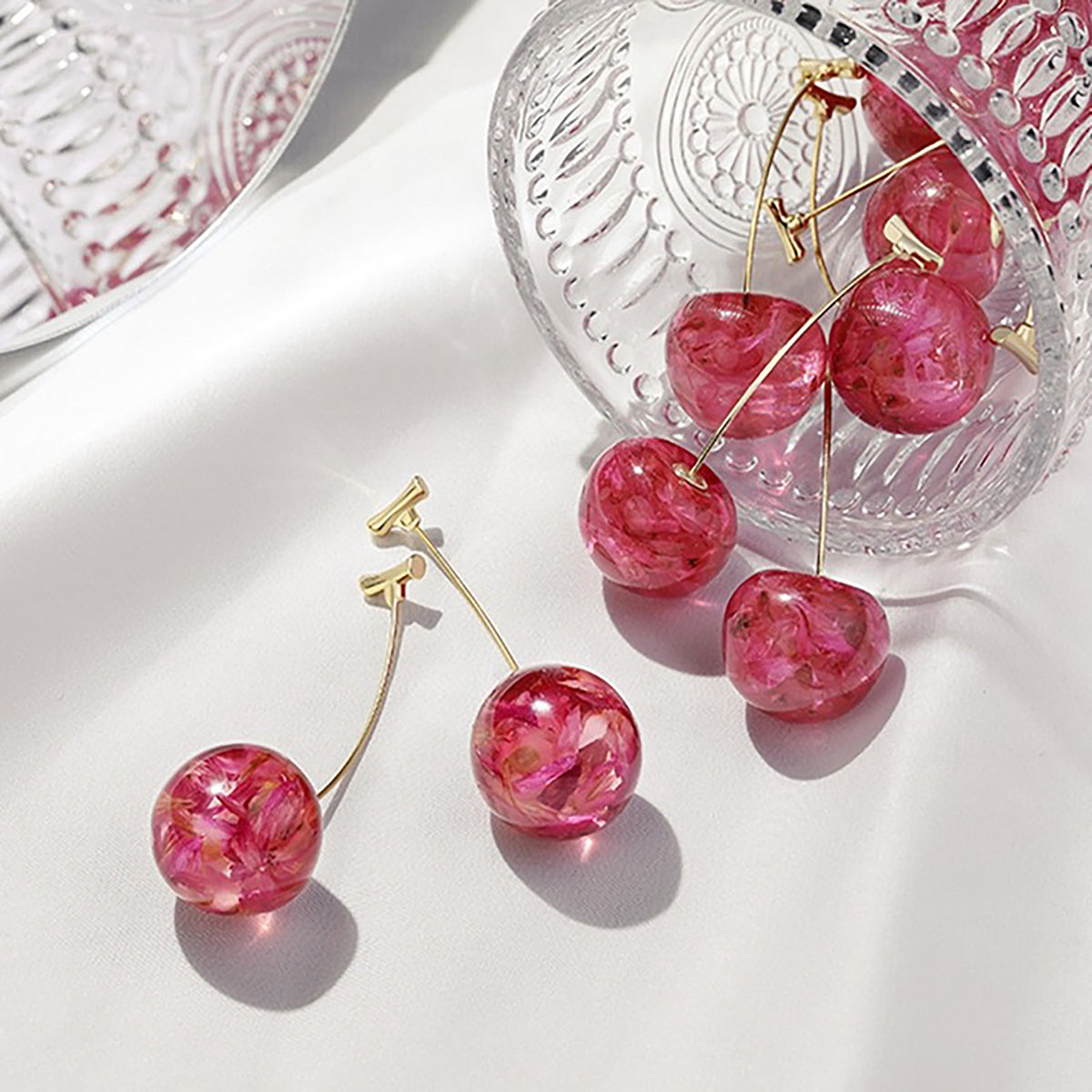 Cherry Earrings - SlfLuvs Jewelry