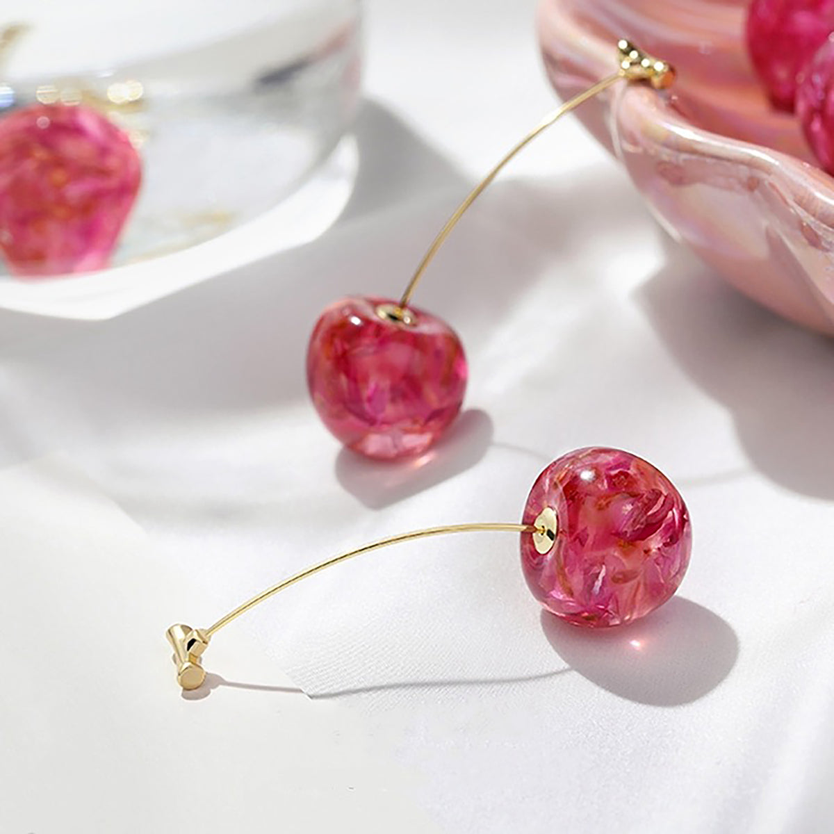Cherry Earrings - SlfLuvs Jewelry