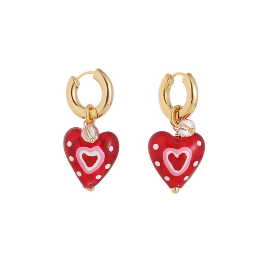 Candy Hearts Earring - SlfLuvs Jewelry