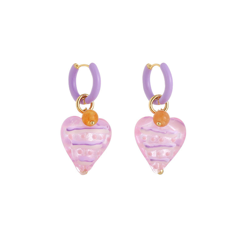 Candy Hearts Earring - SlfLuvs Jewelry