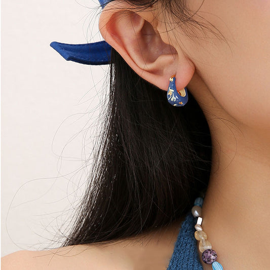 Blue White Porcelain - SlfLuvs Jewelry