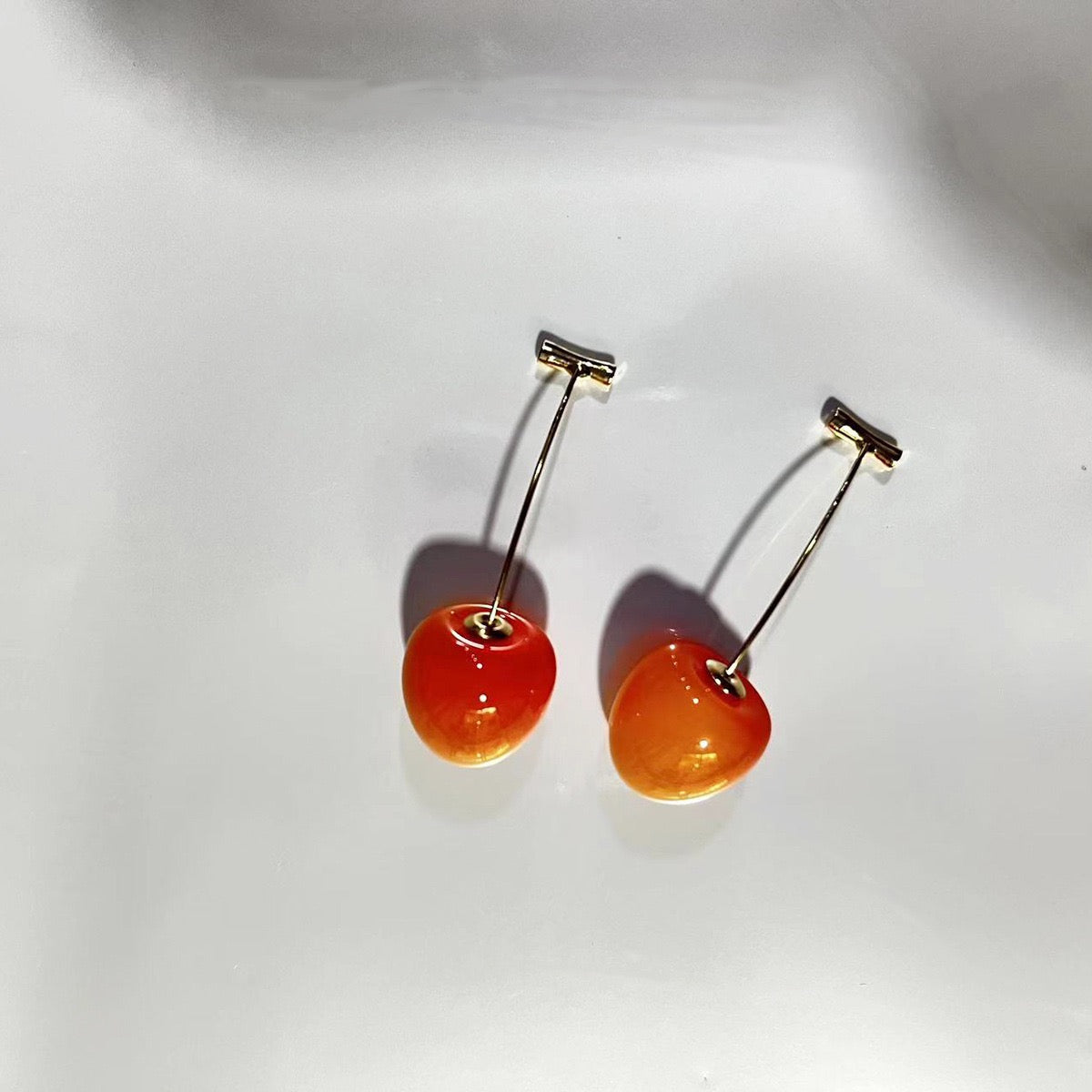 Cherry Earrings - SlfLuvs Jewelry