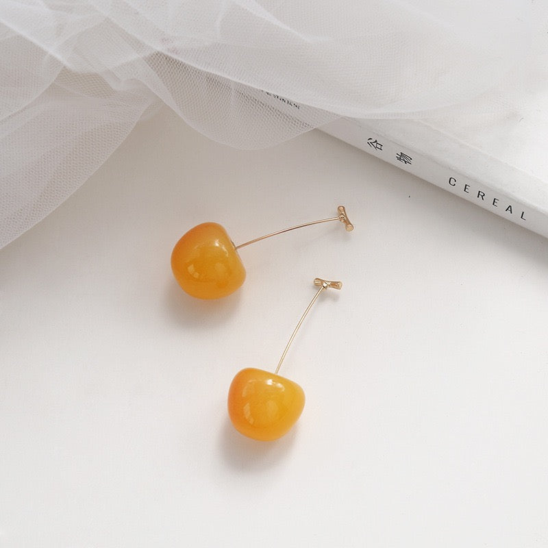 Cherry Earrings - SlfLuvs Jewelry