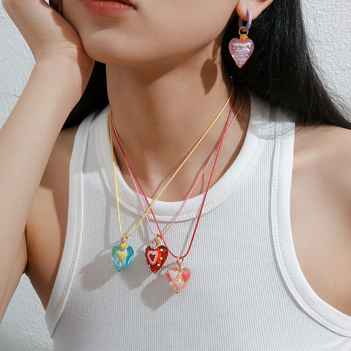 Candy Hearts Necklace - SlfLuvs Jewelry