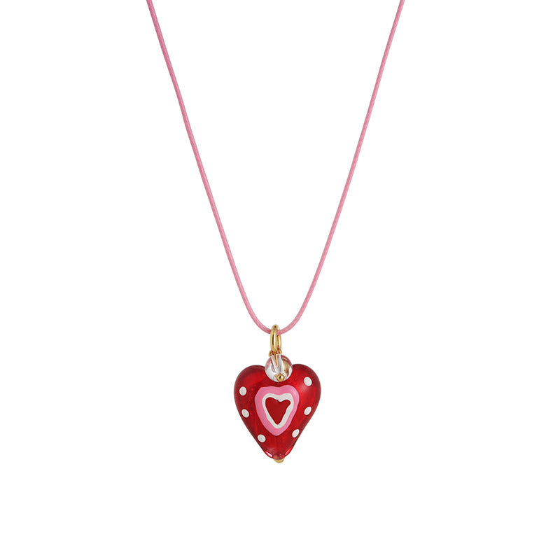 Candy Hearts Necklace - SlfLuvs Jewelry