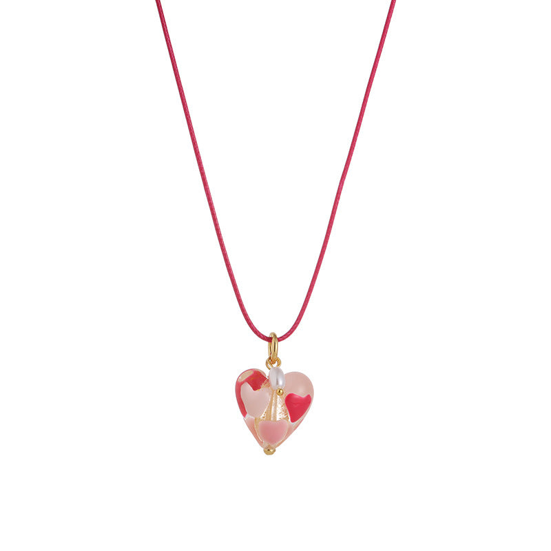 Candy Hearts Necklace - SlfLuvs Jewelry